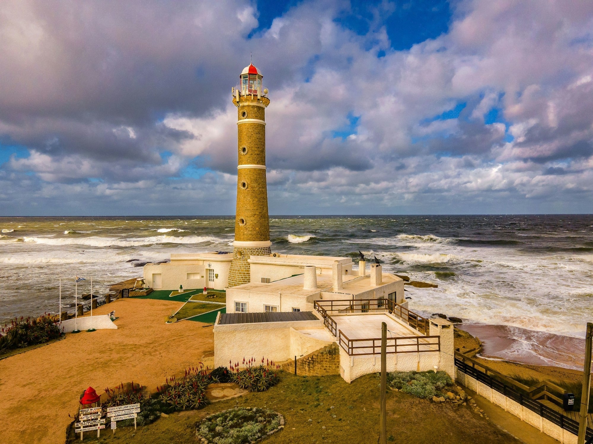 Jose Ignacio lighthouse on the Atlantic coast of Maldonado, Uruguay