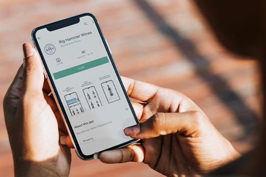 new wine app launch from online wine retailer