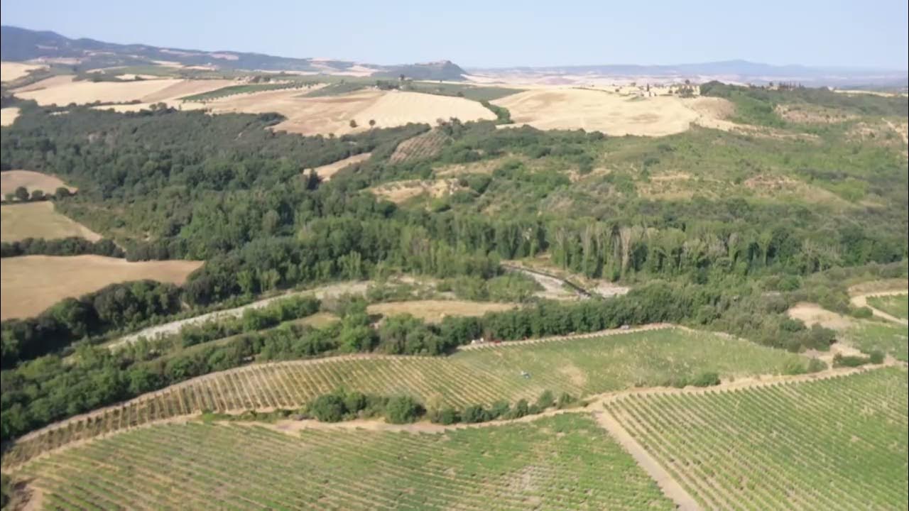Introducing Colle Nero by Terre Nere Montalcino: Drone View of Montalcino Vineyard