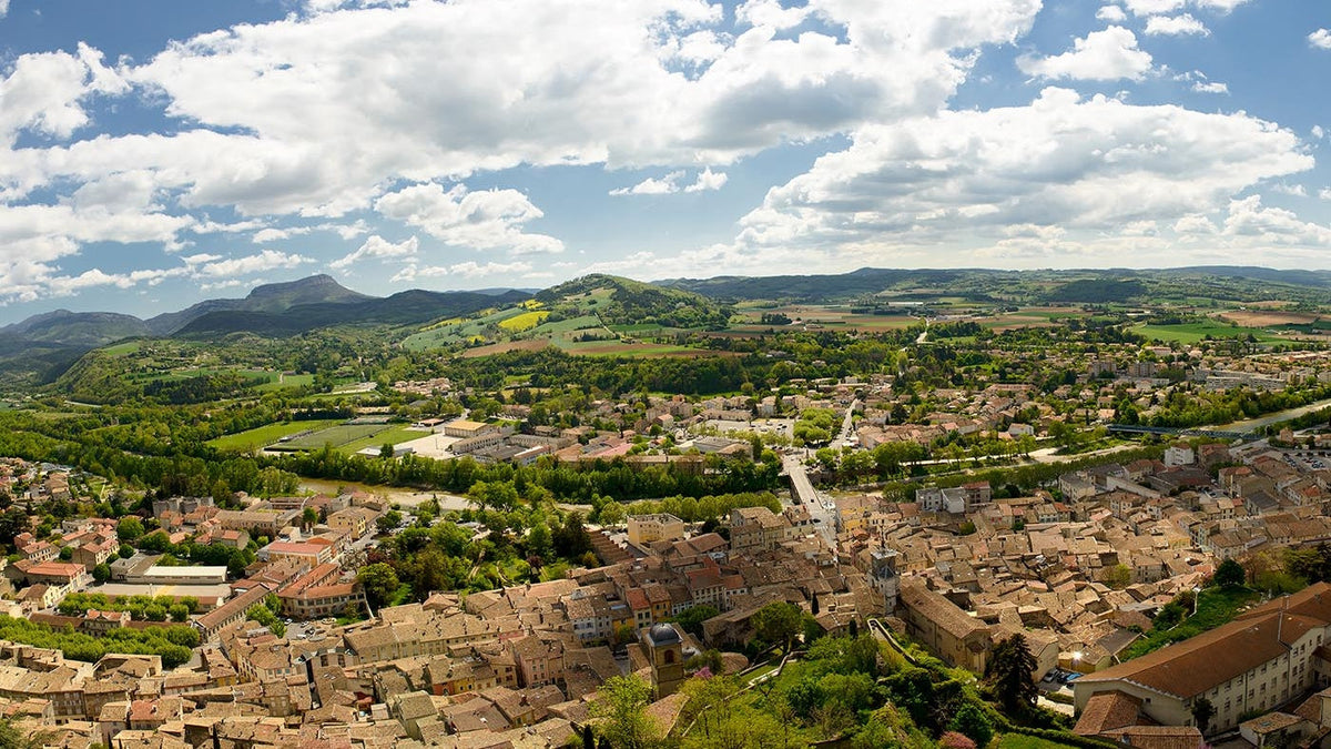 Rhône: The Rhone Valley, seen from above.