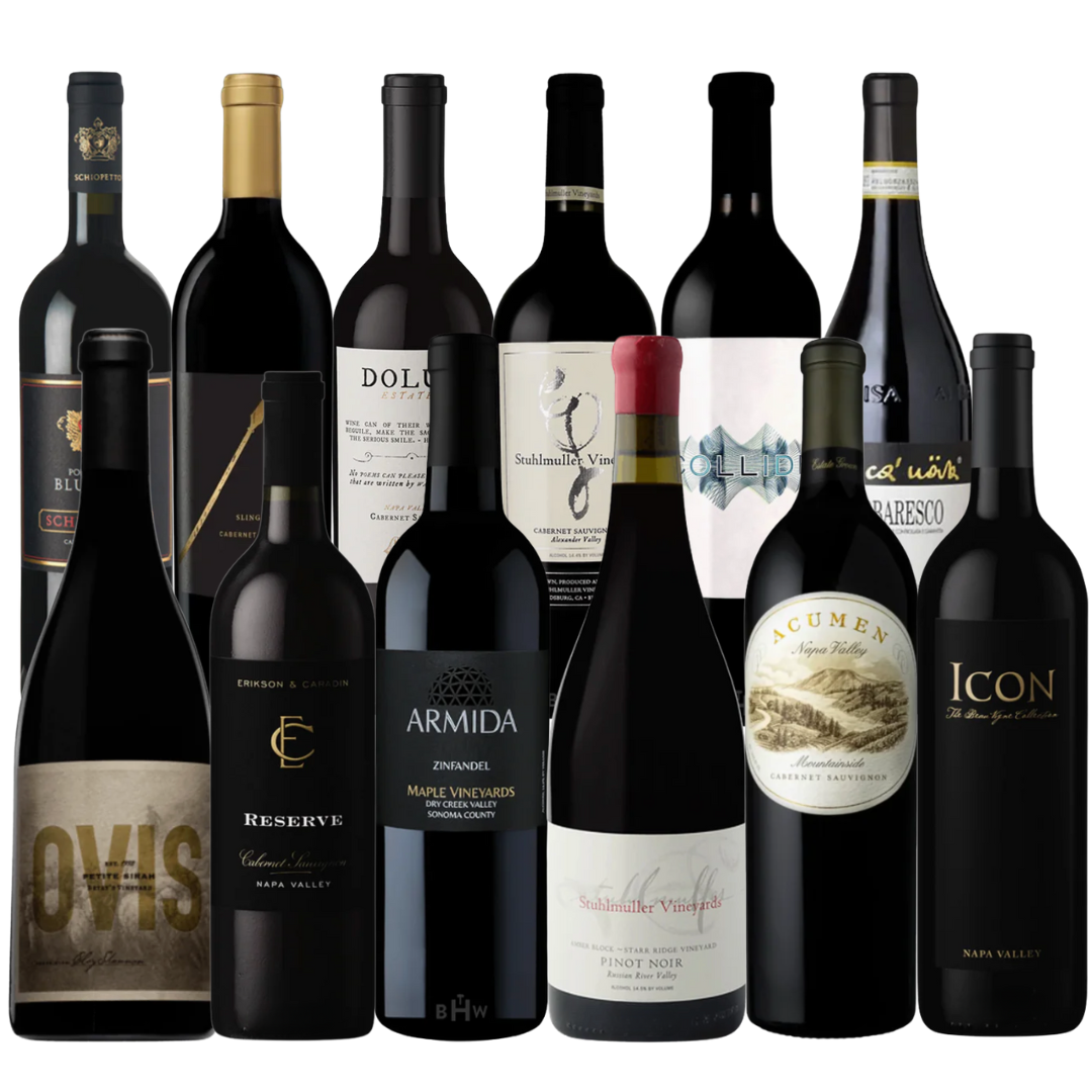 12 Best Red Wines Under $50 from California at BHW 12x750ml