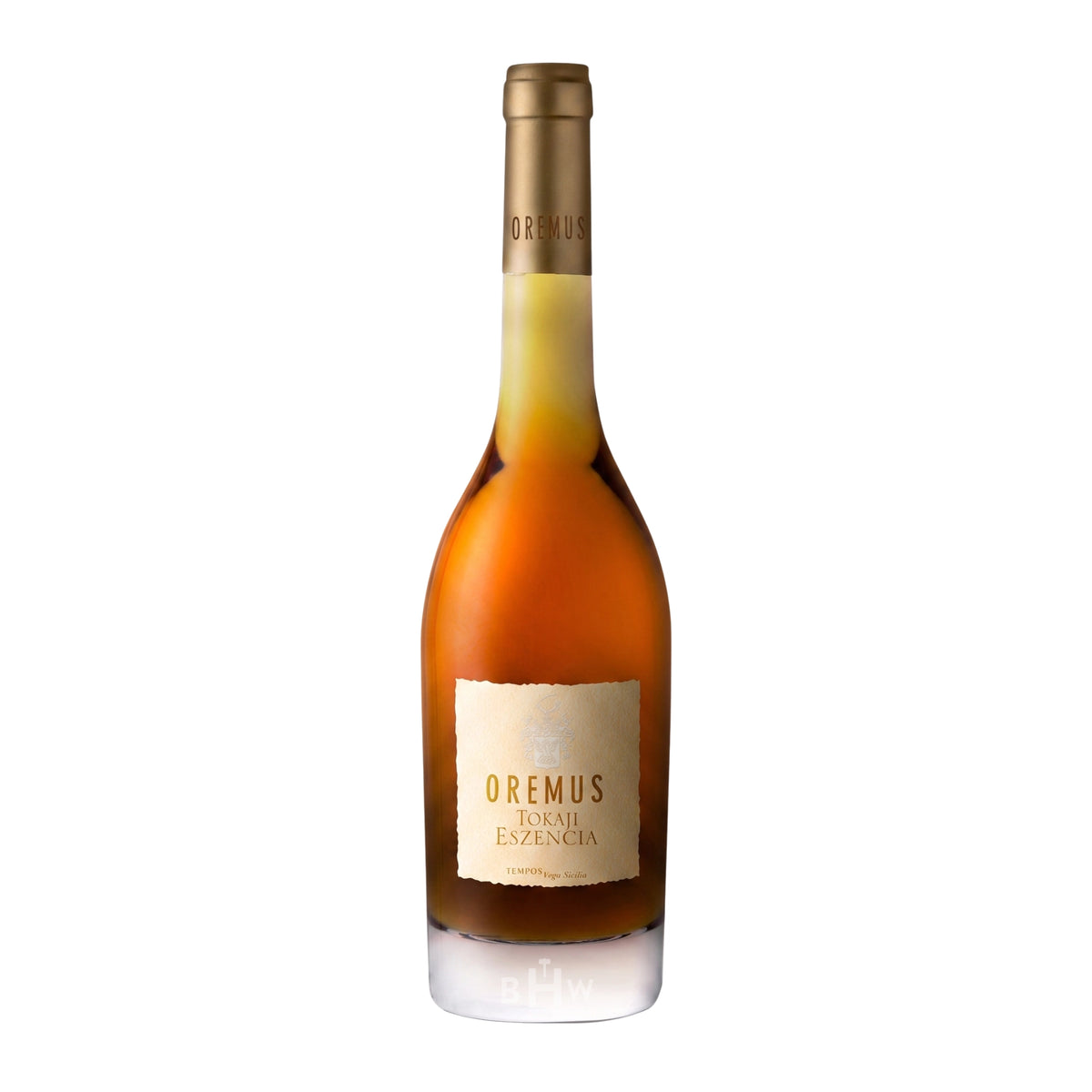 `A bottle of 2014 Oremus Tokaji Eszencia sweet dessert wine, curated by Big Hammer Wines.`