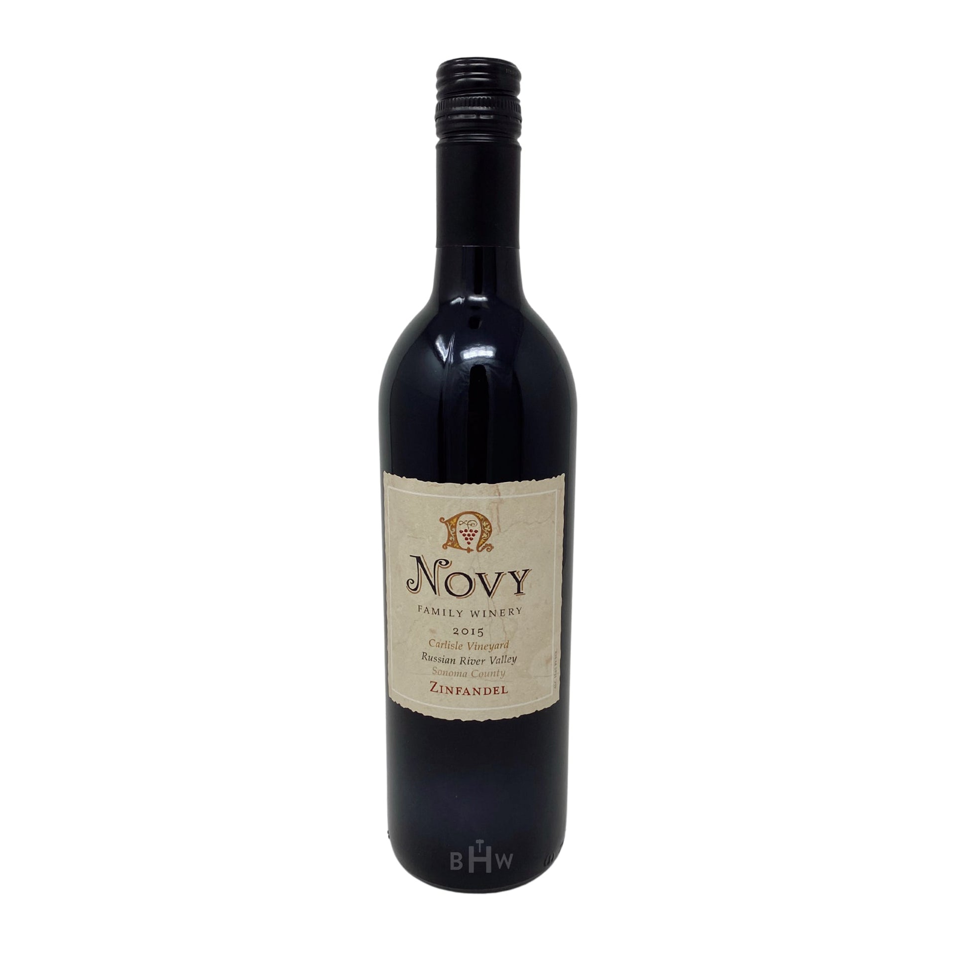 2015 Novy Family Winery Carlisle Vineyard Zinfandel Russian River Valley