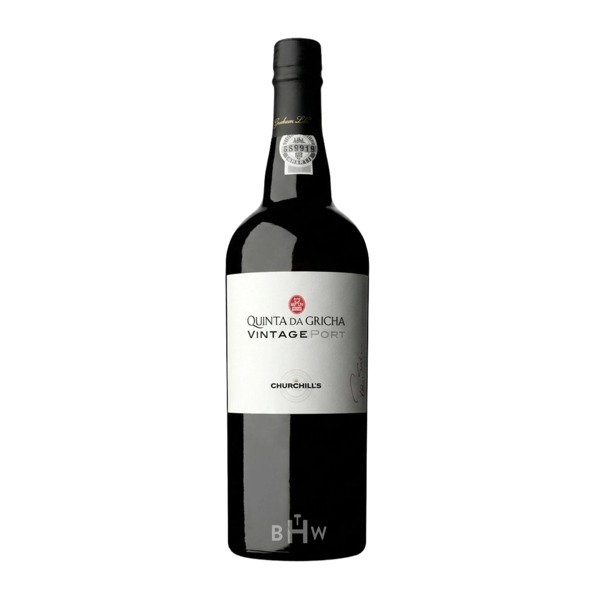 2019 Churchill's 'Quinta da Gricha' Vintage Port Douro port wine bottle, curated by Big Hammer Wines.