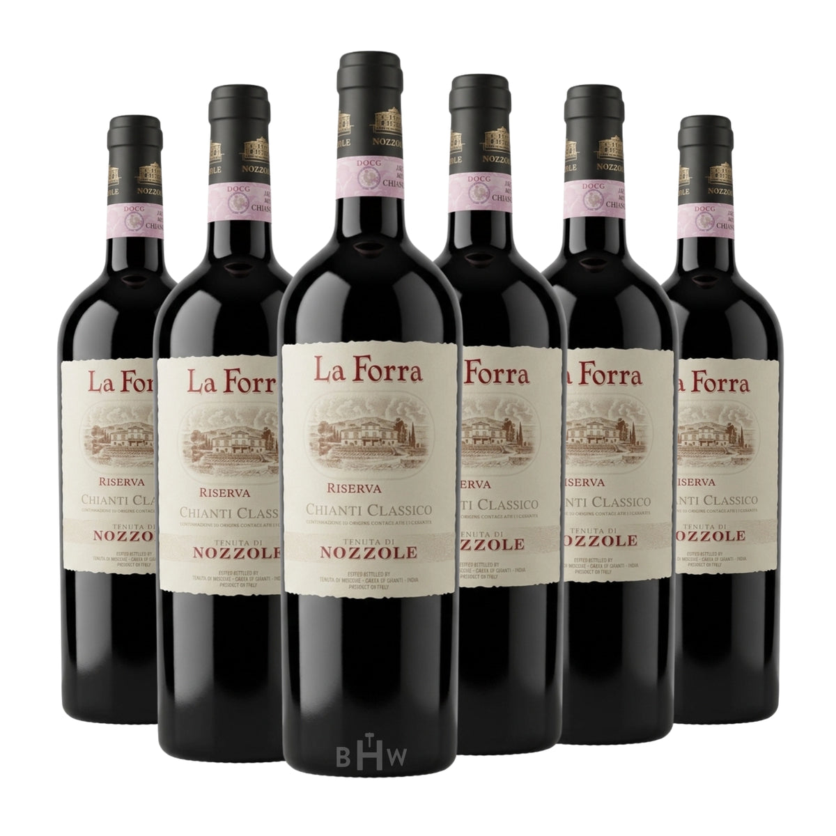 2019 Tenuta di Nozzole 'La Forra' Chianti Classico Riserva DOCG 6-pack red wine bottles, curated by Big Hammer Wines.