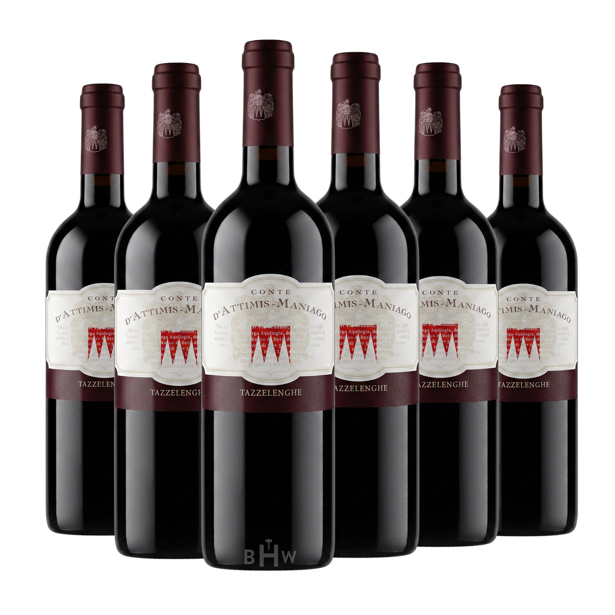 2020 Conte d'Attimis Tazzelenghe Colli Orientali DOC Friuli-Venezia Giulia 6-pack red wine bottles, curated by Big Hammer Wines.