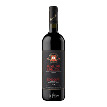 2020 Tenuta Il Poggione Brunello di Montalcino DOCG single red wine bottle, curated by Big Hammer Wines.