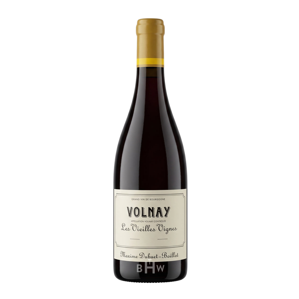 2020 Maxime Dubuet-Boillot 'Les Vieilles Vignes' Volnay Burgundy red wine bottle, curated by Big Hammer Wines.