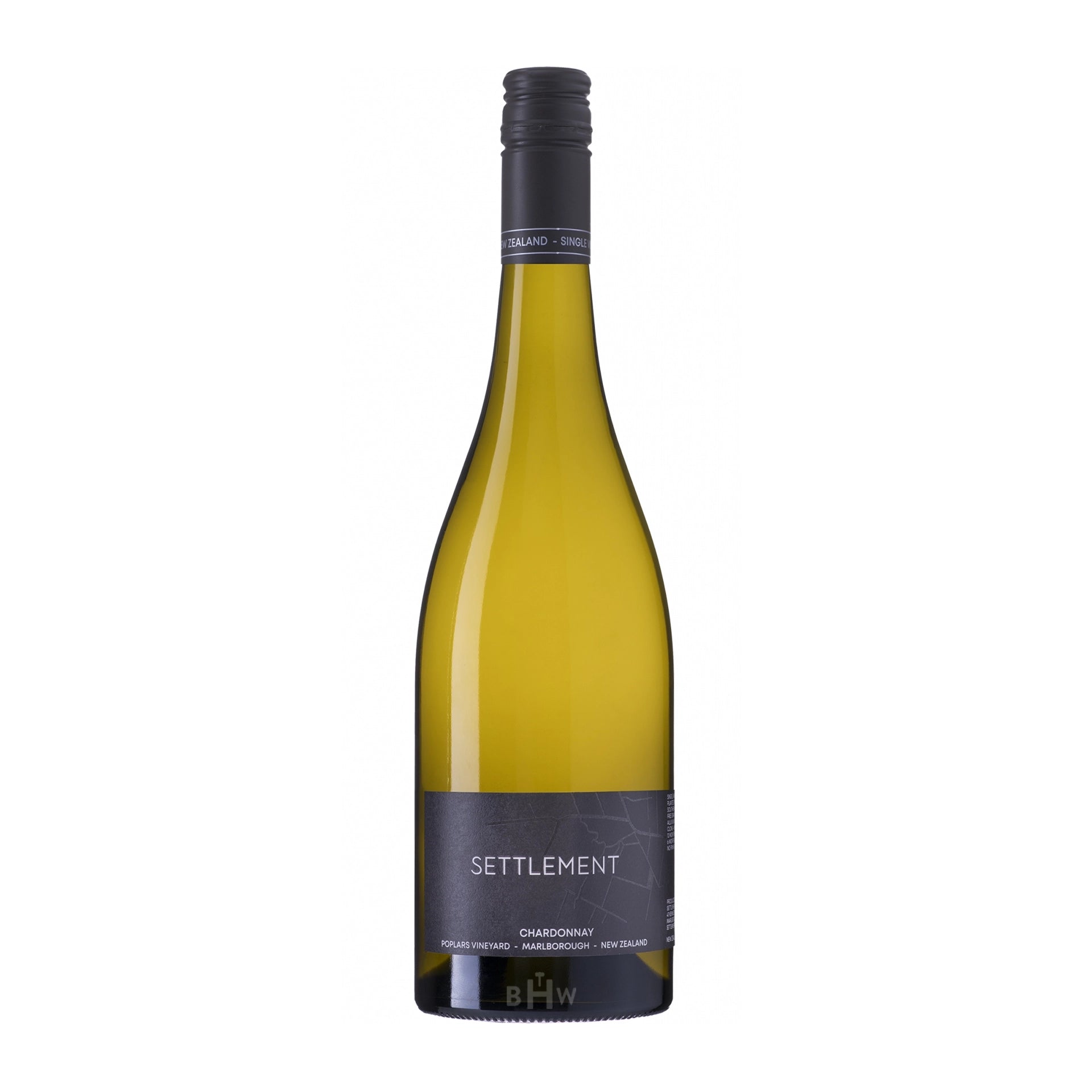 2020 Settlement Poplars Vineyard Chardonnay New Zealand