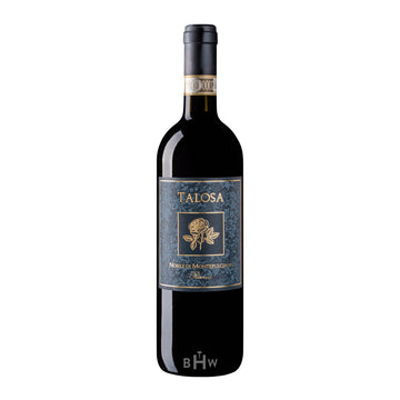 2020 Talosa Vino Nobile Di Montepulciano Riserva DOCG red wine bottle, curated by Big Hammer Wines.