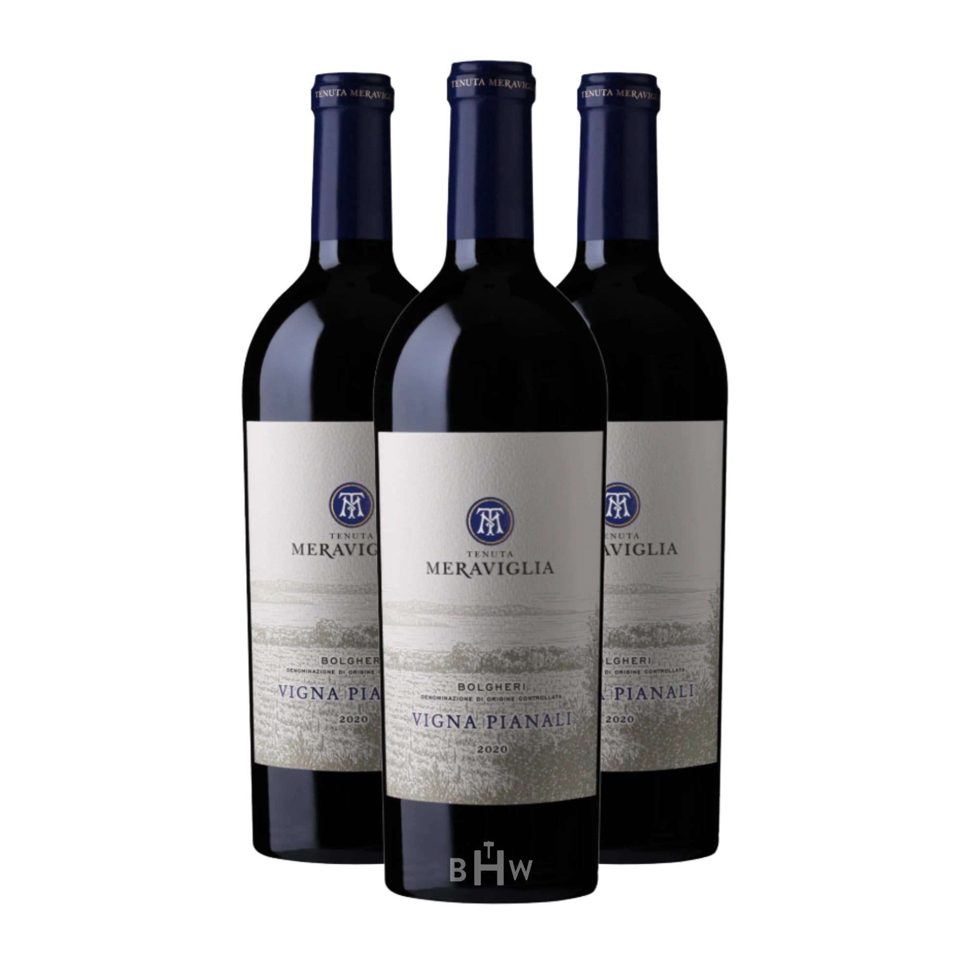 2020 Tenuta Meraviglia Vigna Pianali 3pk 3x750ml wine bottles.