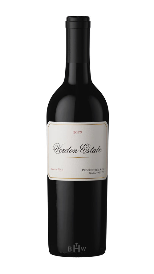 2020 Verdon Estate Proprietary Red Reserve no.5 Blueline Vineyards