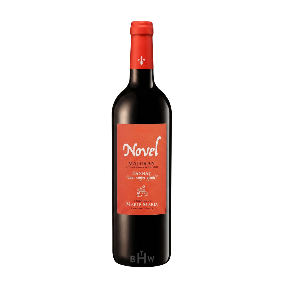 A bottle of 2020 Vignobles Marie Maria 'Novel' Madiran red wine, curated by Big Hammer Wines.