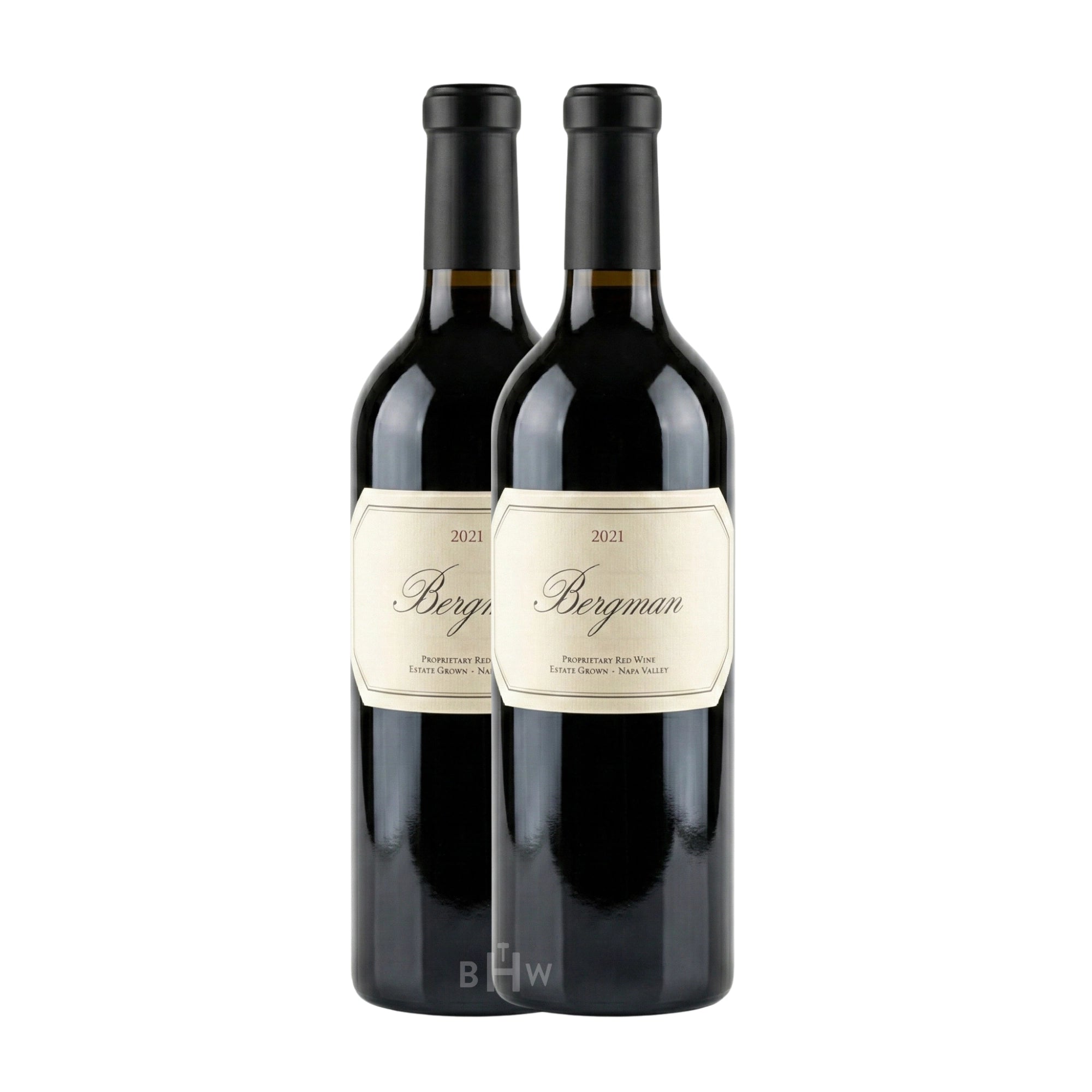 2021 Bergman Proprietary Red Wine Napa Valley 2-Pack Sampler 2x750ml estate-grown red wine bottles