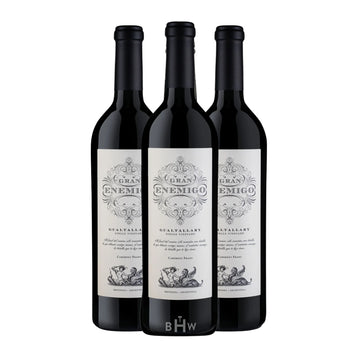 2021 El Enemigo Gran Enemigo Gualtallary Single Vineyard Cabernet Franc 3-pack red wine bottles, curated by Big Hammer Wines.
