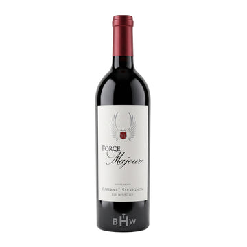 2021 Force Majeure Estate Grown Cabernet Sauvignon Red Mountain single red wine bottle, curated by Big Hammer Wines.
