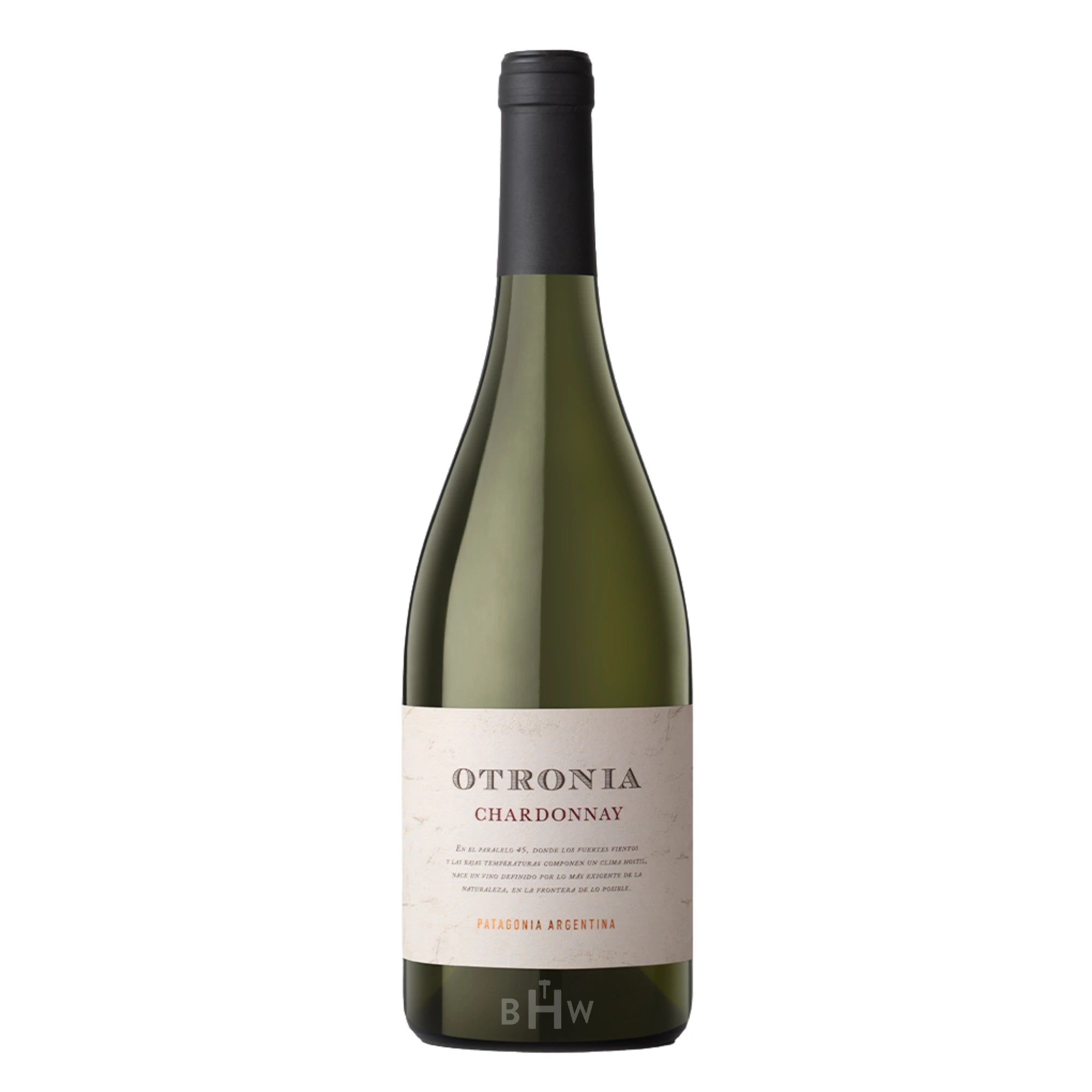 2021 Otronia Chardonnay Patagonia Organic wine bottle.