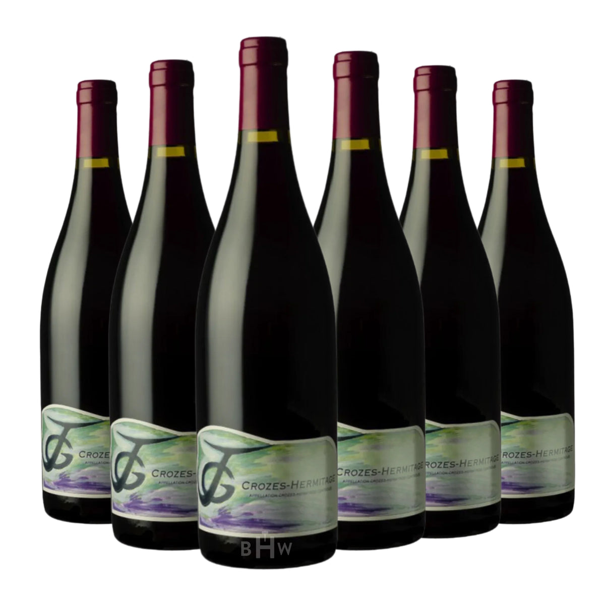 A 6-bottle pack of 2021 Pierre Gaillard Crozes-Hermitage Rhône Rouge 750ml red wine, curated by Big Hammer Wines.