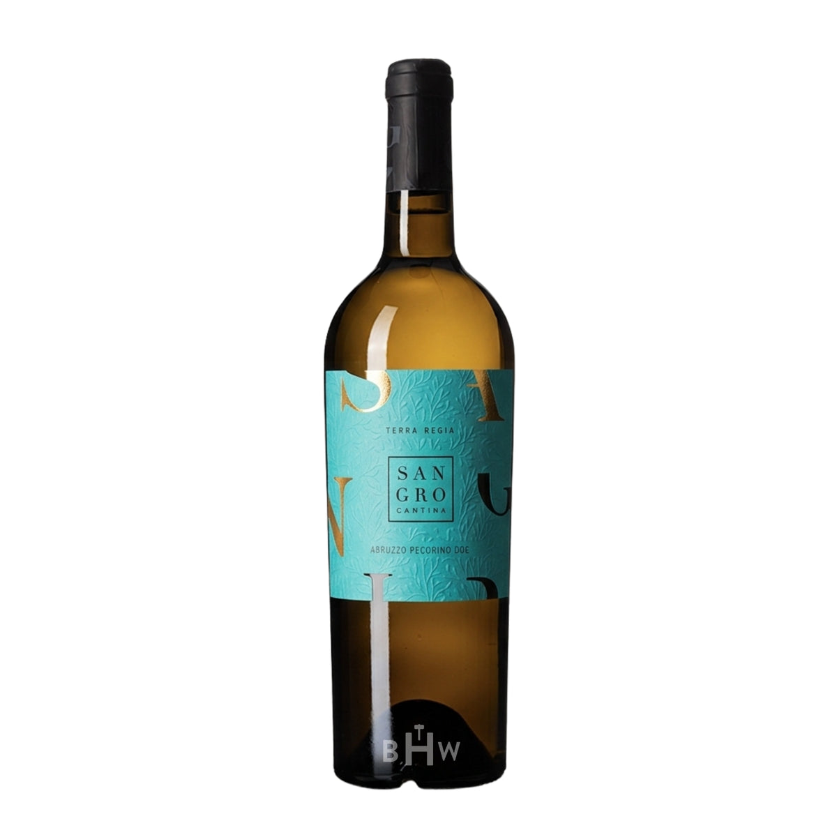 2022 Cantina Sangro 'Terra Regia' Abruzzo Pecorino white wine bottle, curated by Big Hammer Wines.