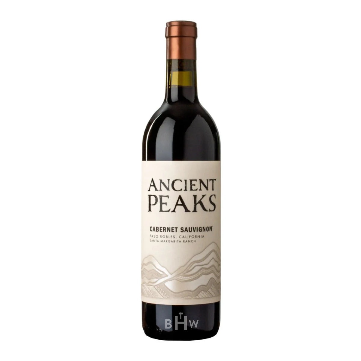 2022 Ancient Peaks Cabernet Sauvignon Paso Robles Santa Margarita Ranch single red wine bottle, curated by Big Hammer Wines.