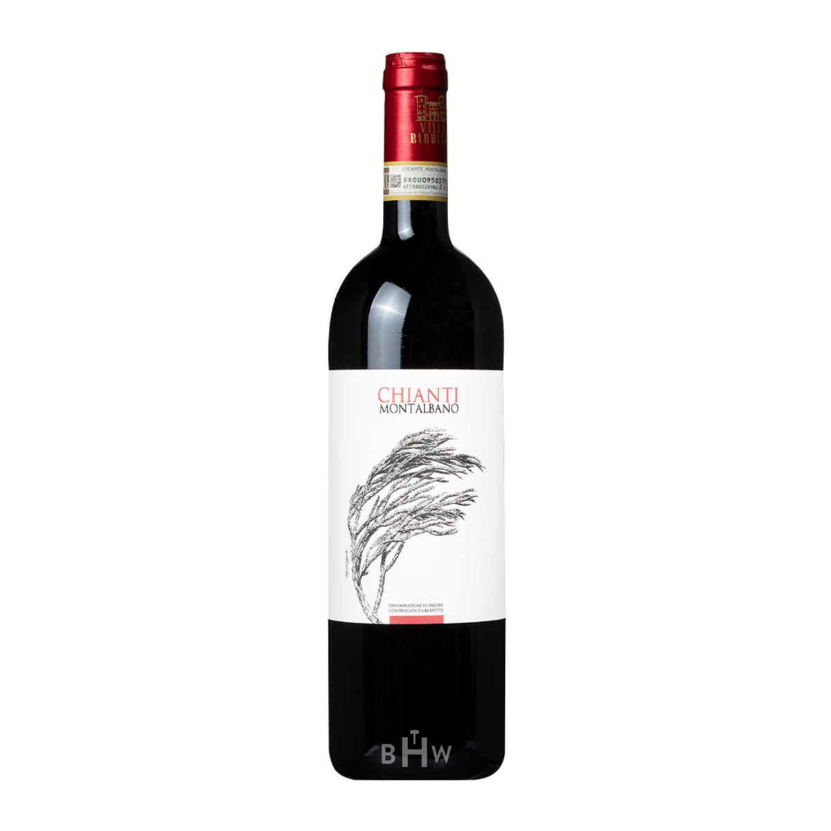 2022 Bibbiani Chianti Montalbano DOCG red wine bottle, curated by Big Hammer Wines.