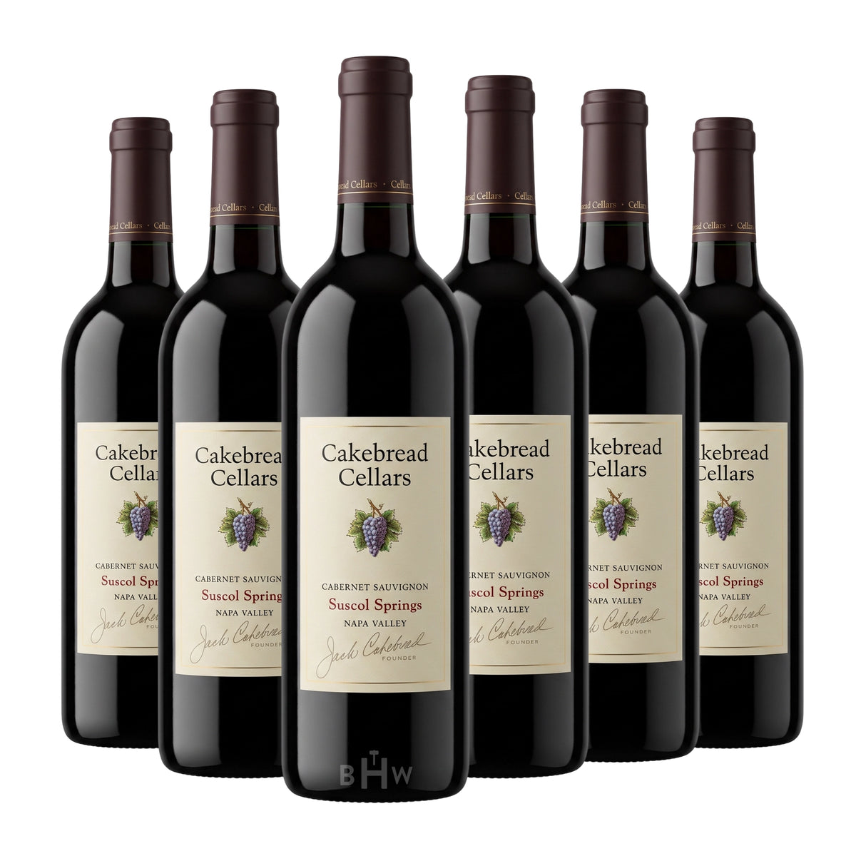 2022 Cakebread Cellars 'Suscol Springs Vineyard' Cabernet Sauvignon Napa Valley 6-pack red wine bottles, curated by Big Hammer Wines.