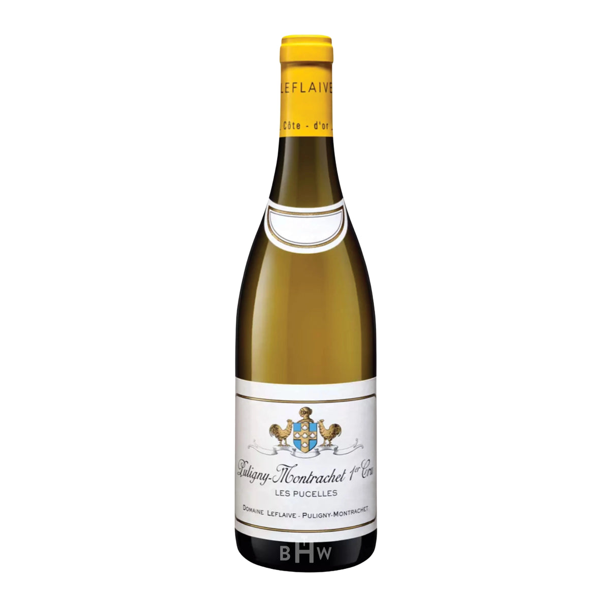 2022 Domaine Leflaive Puligny-Montrachet 1er Cru 'Les Pucelles' Chardonnay white wine bottle. Curated by Big Hammer Wines.
