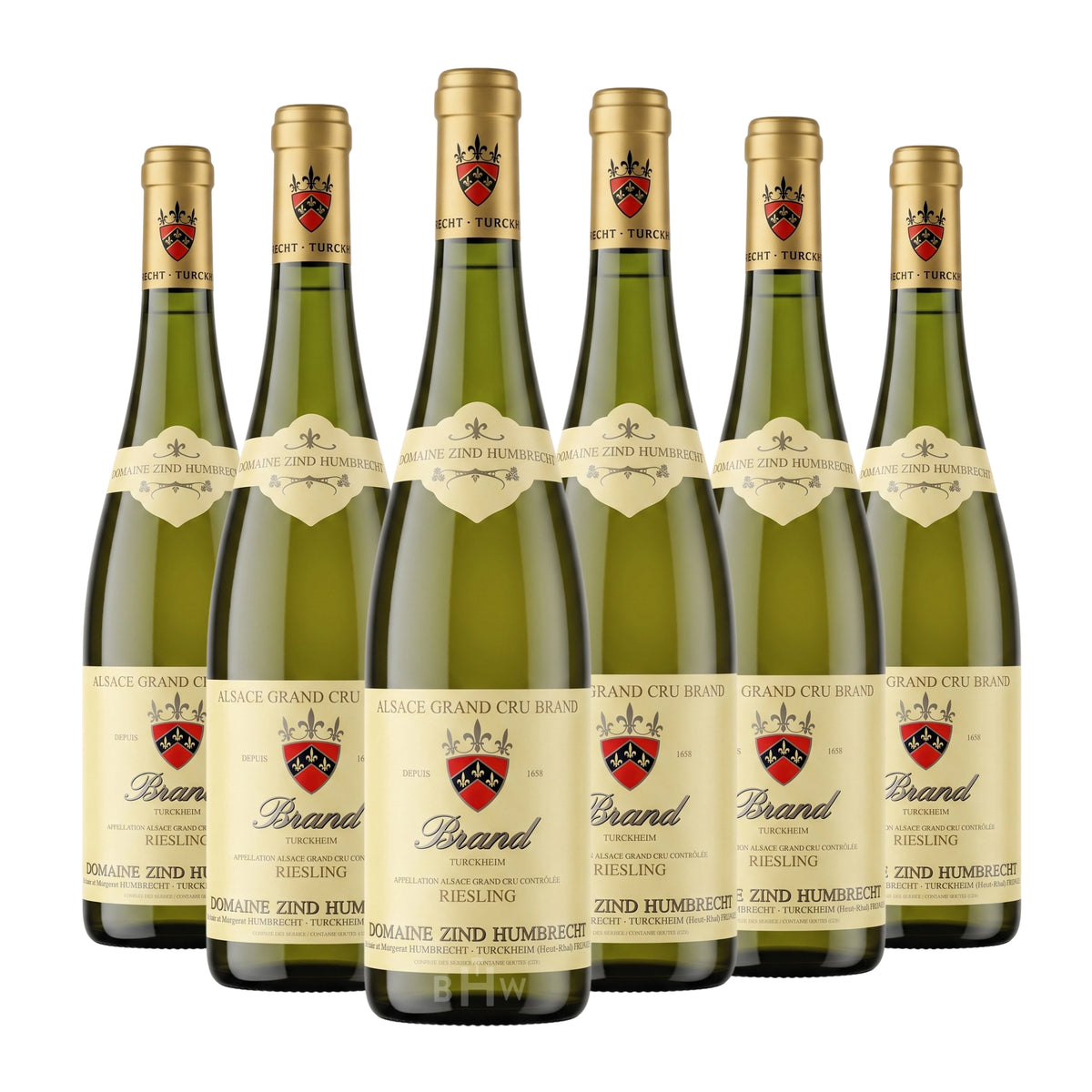 2022 Domaine Zind-Humbrecht Riesling Brand Grand Cru Alsace 6-pack white wine bottles, curated by Big Hammer Wines.