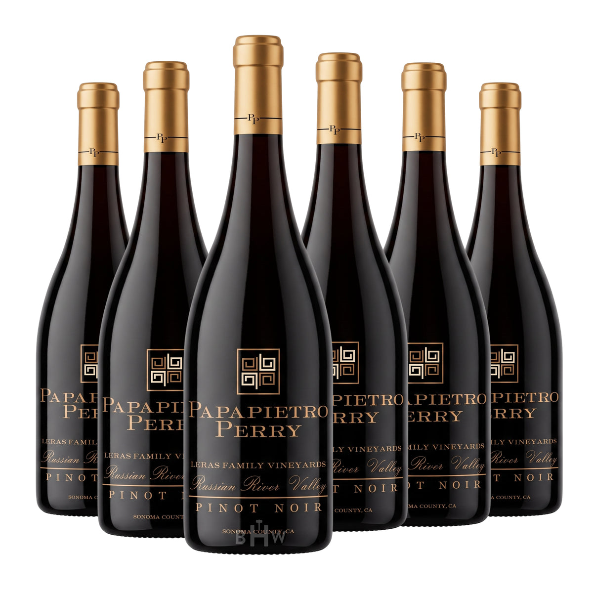 2022 Papapietro Perry Winery 'Leras Family Vineyards' Pinot Noir Russian River Valley 6-pack red wine bottles, curated by Big Hammer Wines.