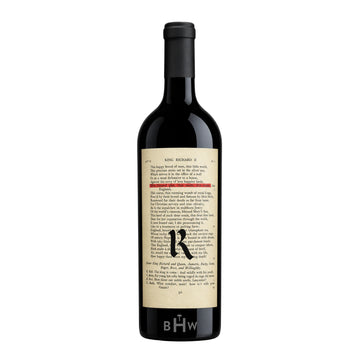 2022 Realm Cellars 'The Bard' Proprietary Red Napa Valley single red wine bottle, curated by Big Hammer Wines.