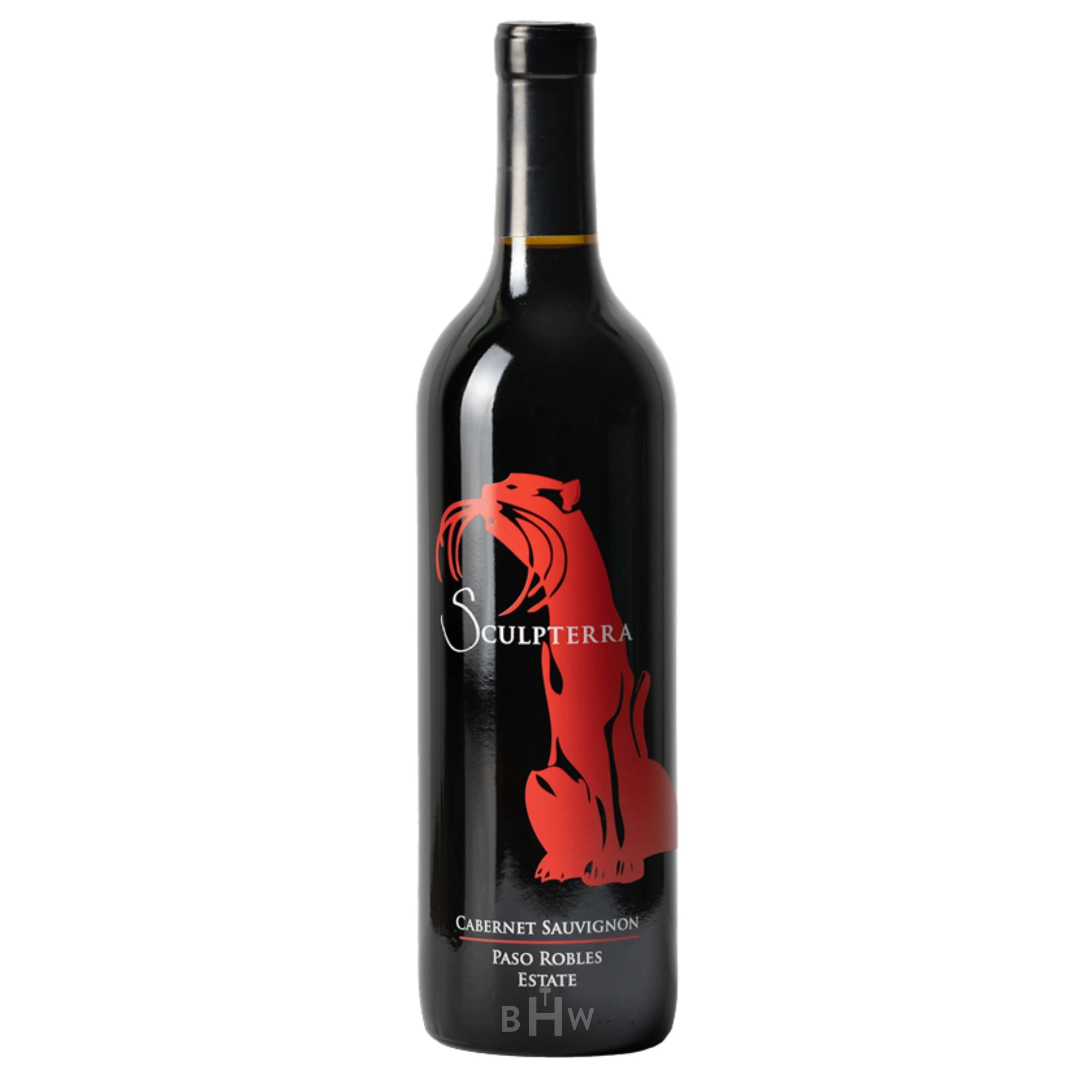 2022 Sculpterra Cabernet Sauvignon Paso Robles wine bottle.