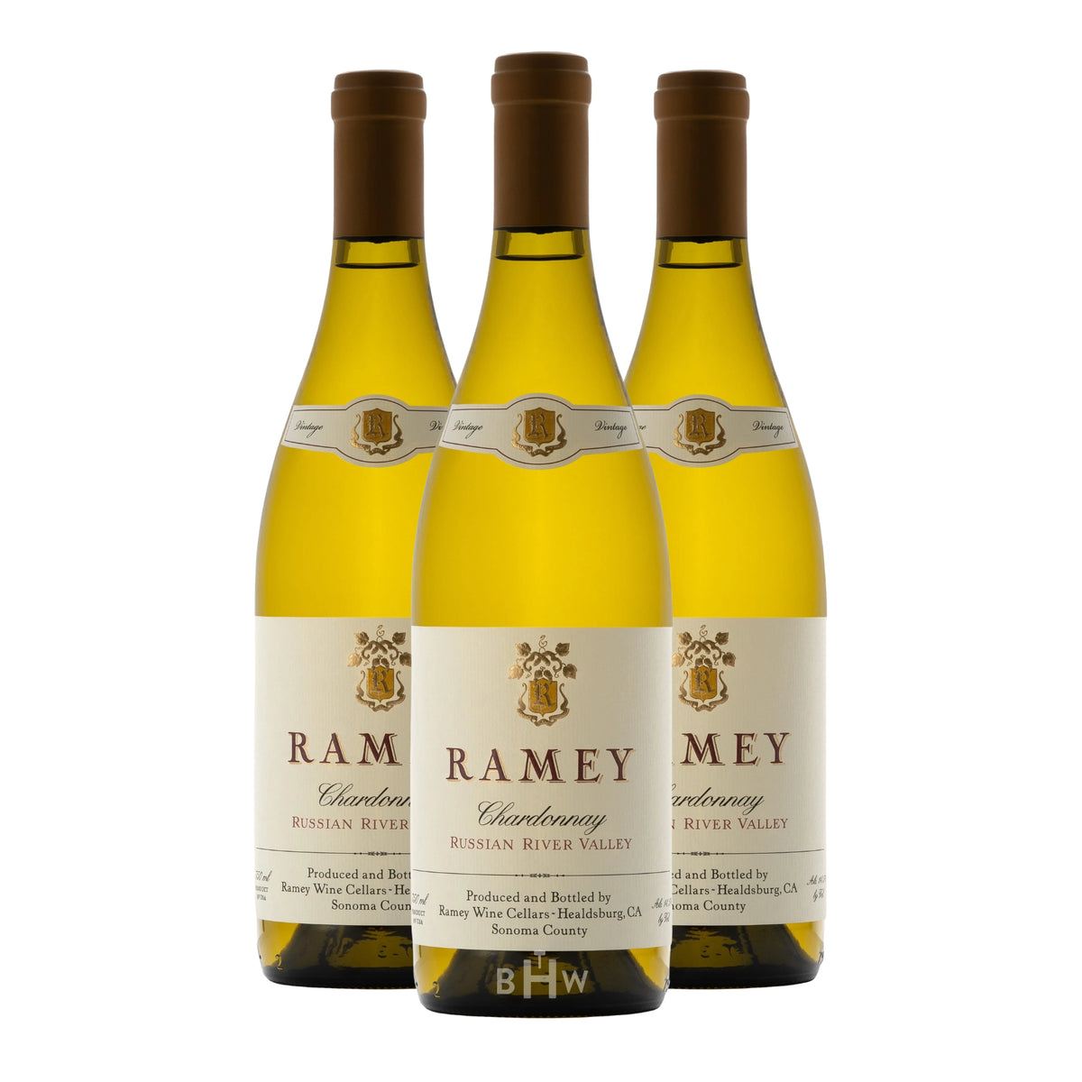 White 2023 Ramey Rochioli Vineyard Chardonnay Russian River Valley 3pk 3x750ml