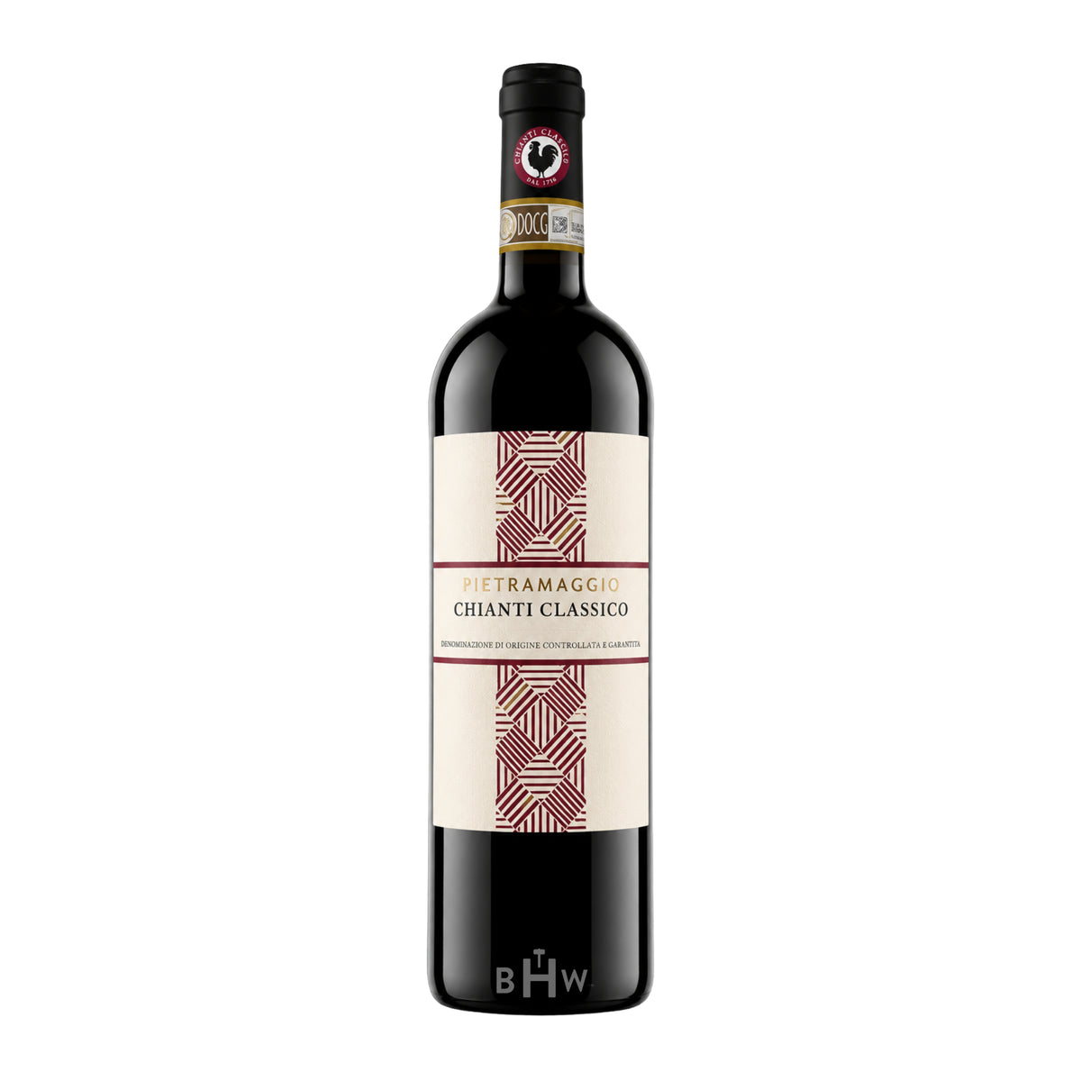A single bottle of 2022 Pietramaggio Chianti Classico red wine from Italy, curated by Big Hammer Wines.