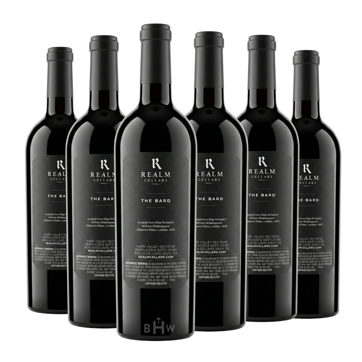Red 2022 Realm Cellars The Bard Proprietary Blend Napa Valley 6pk 6x750ml