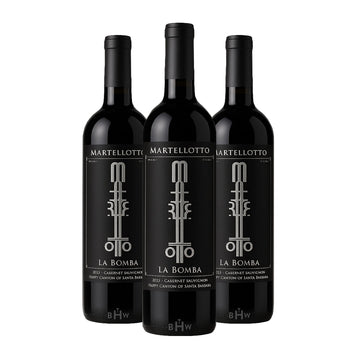 Hidden Hidden 2023 Martellotto 'La Bomba' Cabernet Sauvignon Happy Canyon of Santa Barbara 3pk Sampler 3x750ml