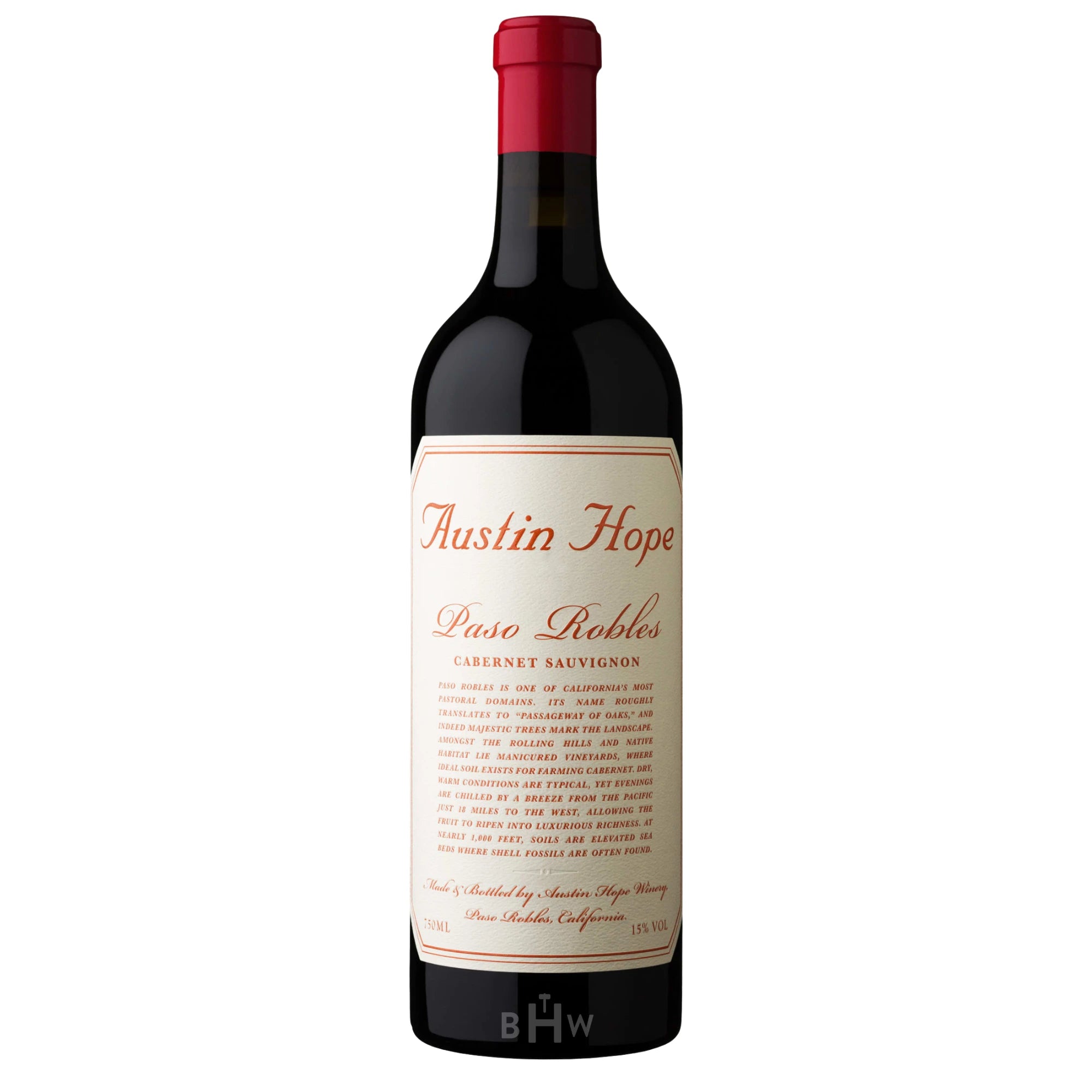 2023 Austin Hope Cabernet Sauvginon Paso Robles 1000ML wine bottle.