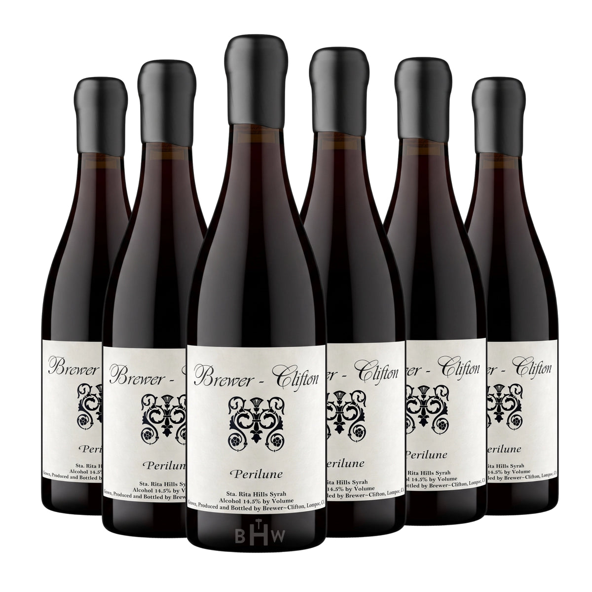 2023 Brewer-Clifton 'Perilune' Syrah Sta. Rita Hills 6-pack red wine bottles, curated by Big Hammer Wines.