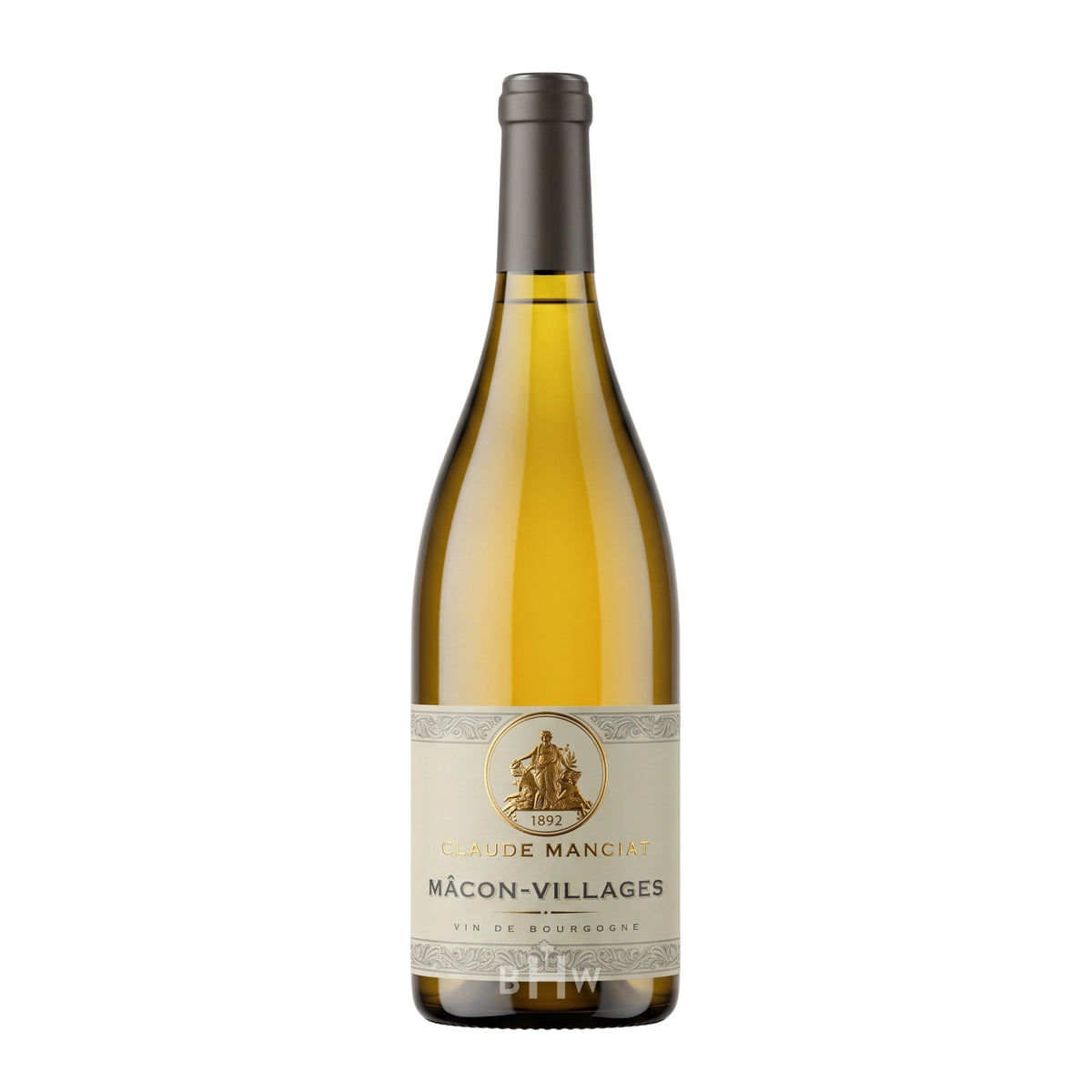 2023 Claude Manciat Mâcon-Villages single white wine bottle, curated by Big Hammer Wines.