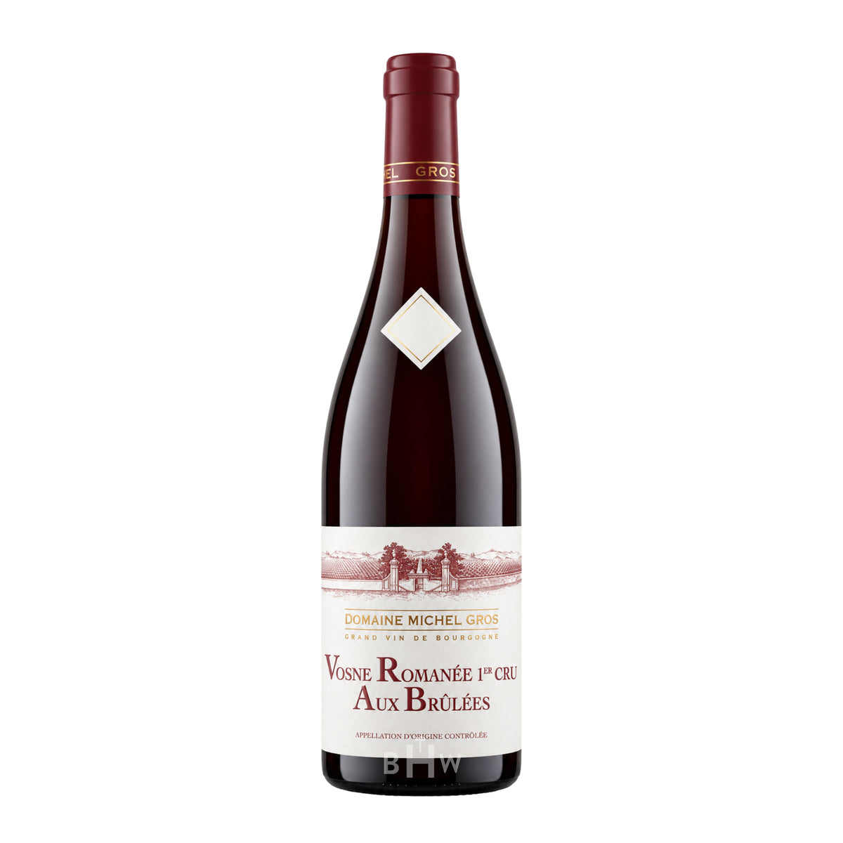 2023 Domaine Michel Gros Vosne-Romanée 1er Cru 'Aux Brûlées' Côte de Nuits single red wine bottle, curated by Big Hammer Wines.