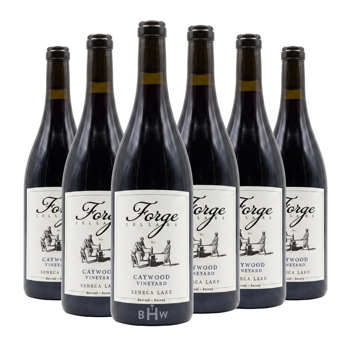 Six bottles of 2023 Forge Cellars Cabernet Franc Caywood Vineyard New York (6x750ml), curated by Big Hammer Wines.