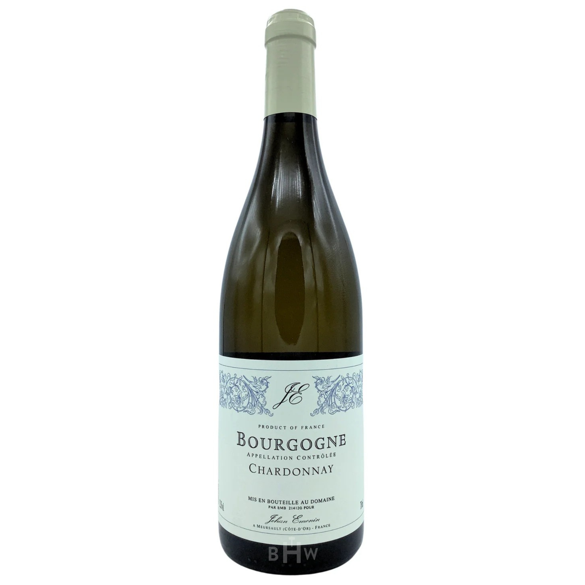 2023 Jehan Emonin Coteaux Bourguignons Blanc Burgundy wine bottle.