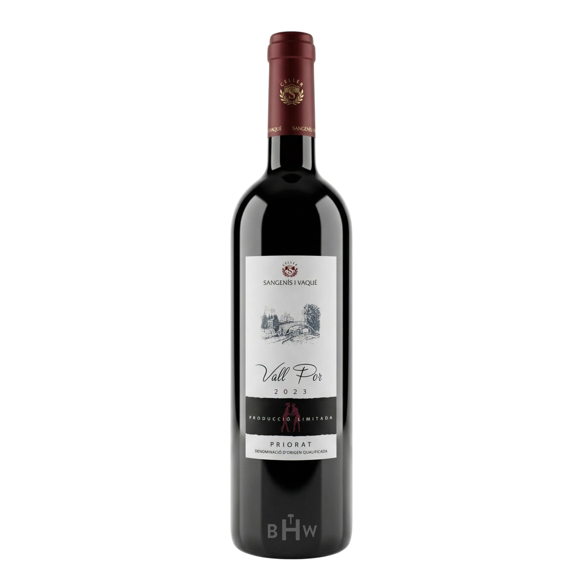 Sangenis I Vaque Vall Por Priorat 2023 DOCa Spanish red wine Priorat