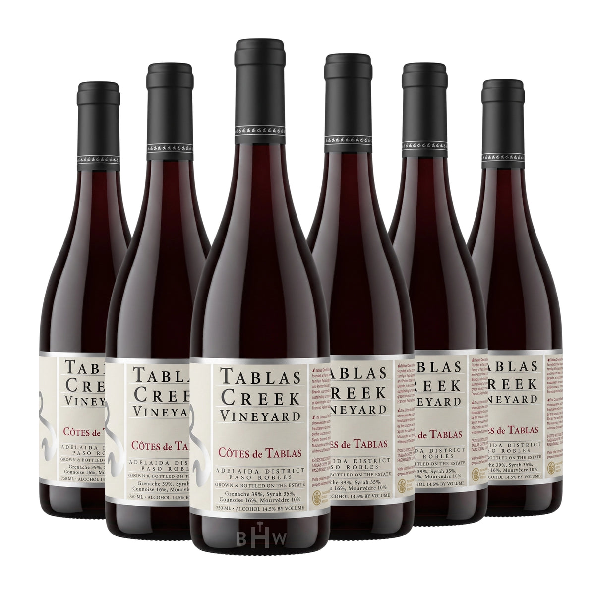 2023 Tablas Creek Vineyard 'Côtes de Tablas' Red Blend Adelaida District, Paso Robles 6-pack red wine bottles, curated by Big Hammer Wines.