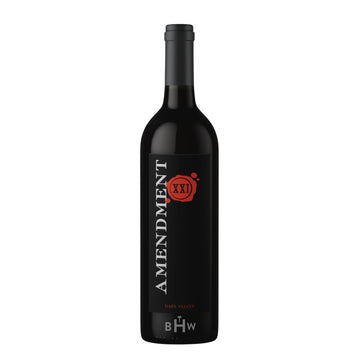 A bottle of 2023 The Beau Vigne Collection Amendment XXI Red Wine, curated by Big Hammer Wines.