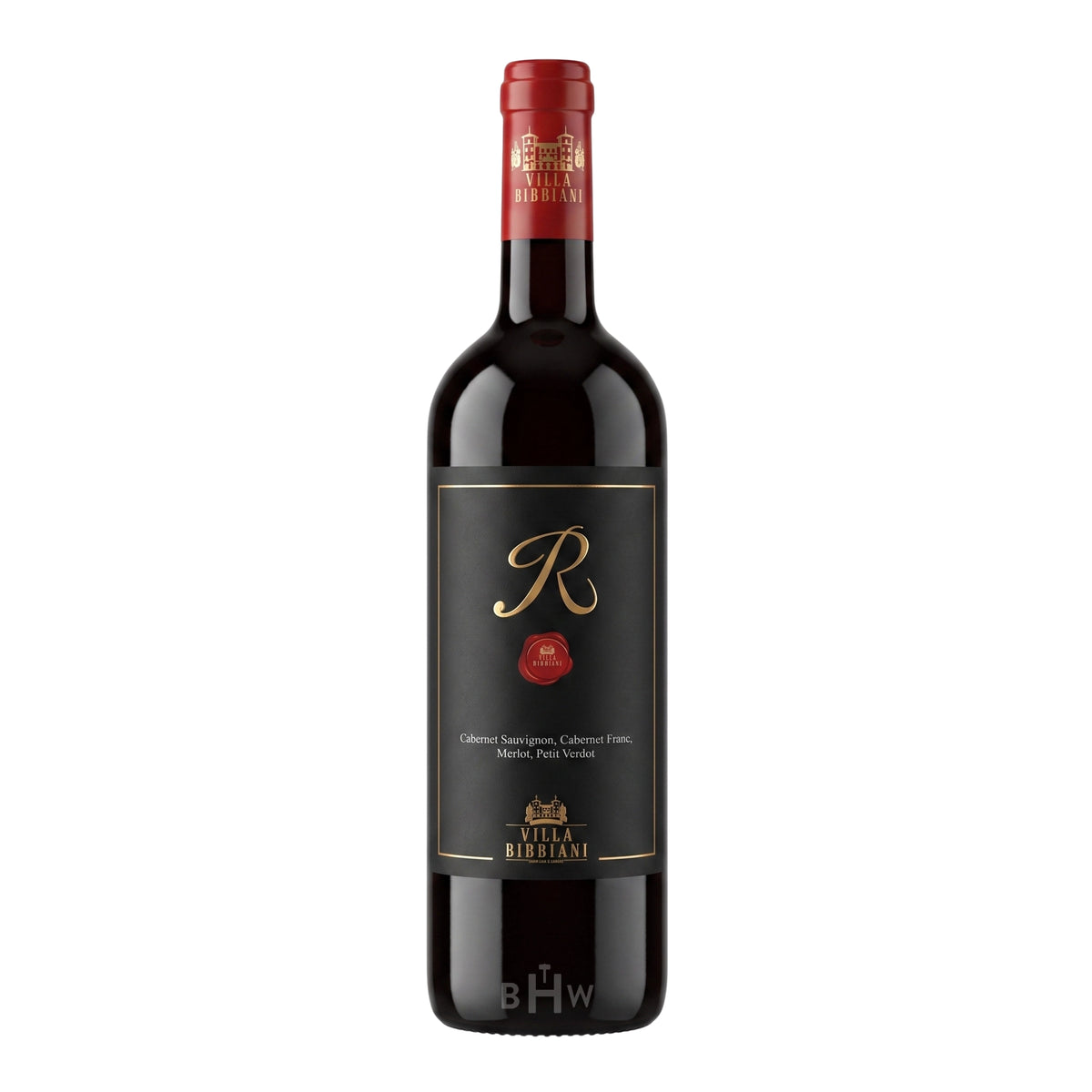 A bottle of 2024 Bibbiani R Bordeaux Red Blend Toscana red wine, curated by Big Hammer Wines.