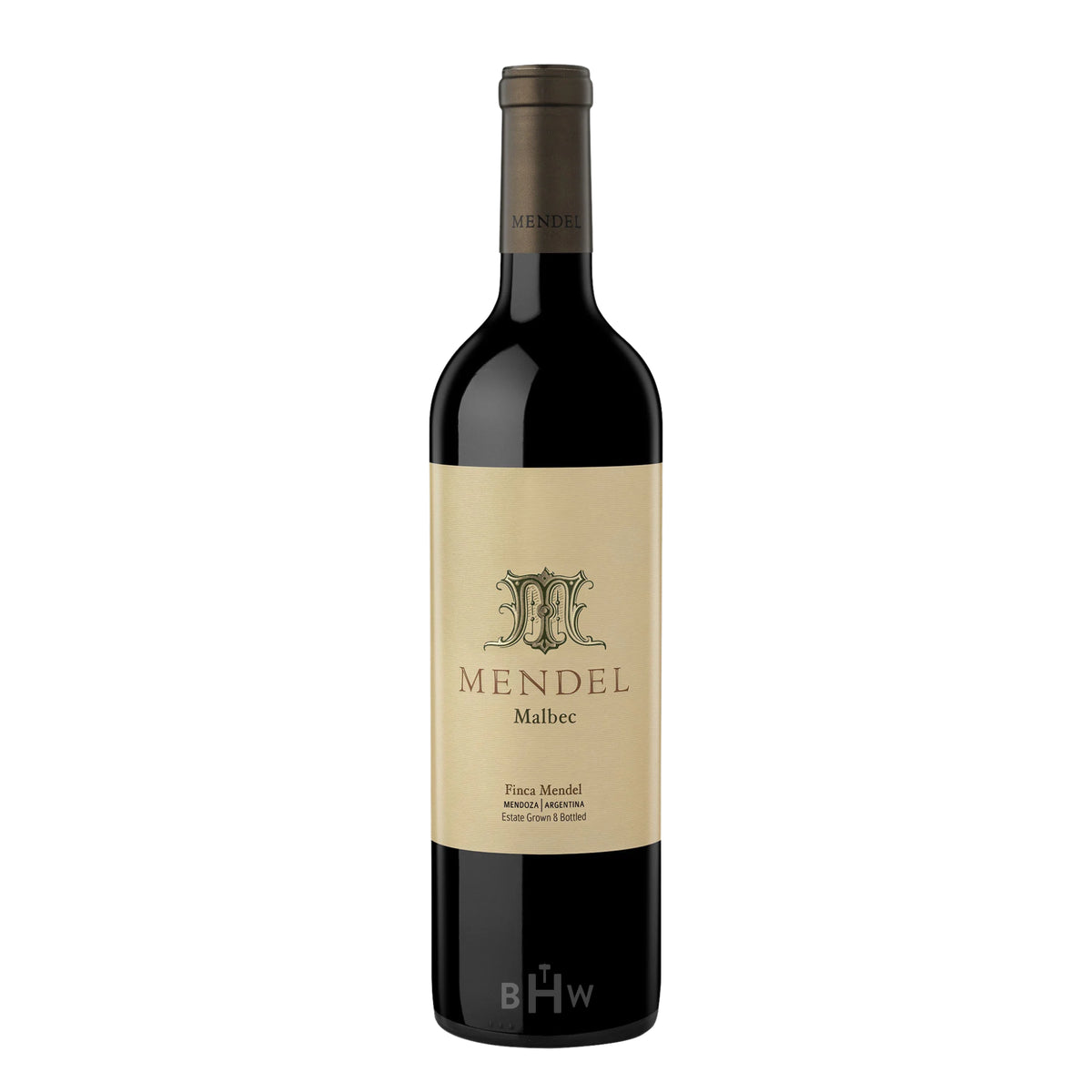 A single bottle of 2024 Mendel Malbec red wine from Mendoza, Argentina, curated by Big Hammer Wines.