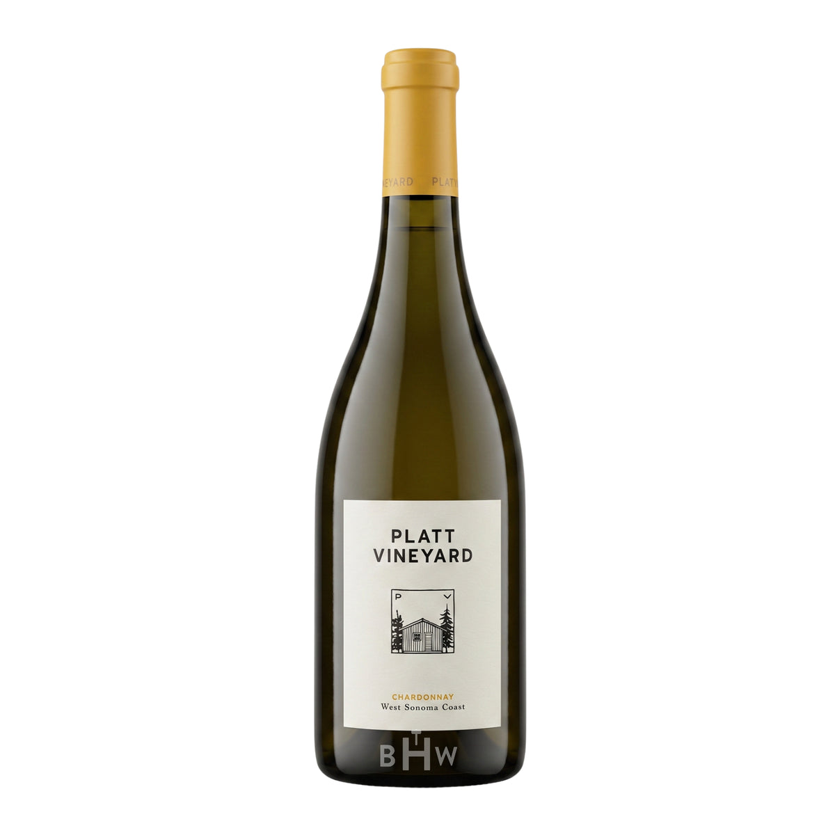 2024 Platt Vineyard Estate Chardonnay West Sonoma Coast single white wine bottle, curated by Big Hammer Wines.