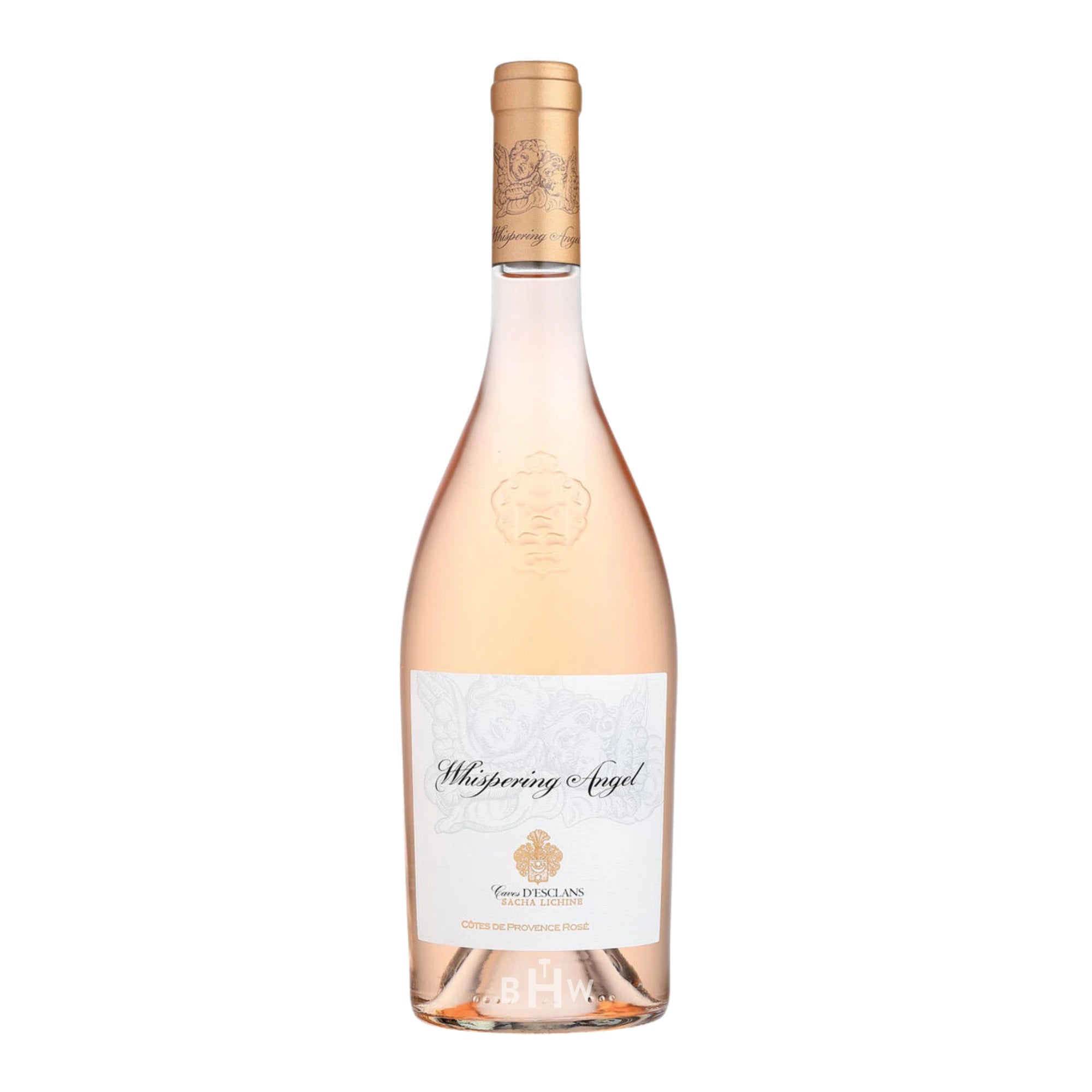 2025 Chateau D'esclans Cotes De Provence Rose Whispering Angel wine bottle.
