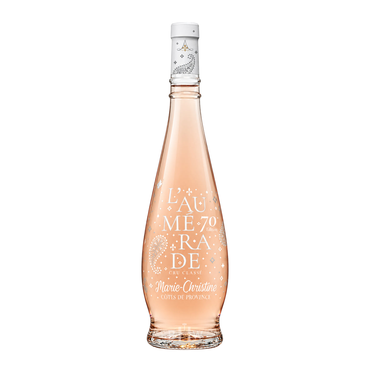 2025 Château de l'Aumérade Côtes de Provence Rosé Cru Classé 'Cuvée Marie-Christine' (70th Edition) single rosé wine bottle, curated by Big Hammer Wines.
