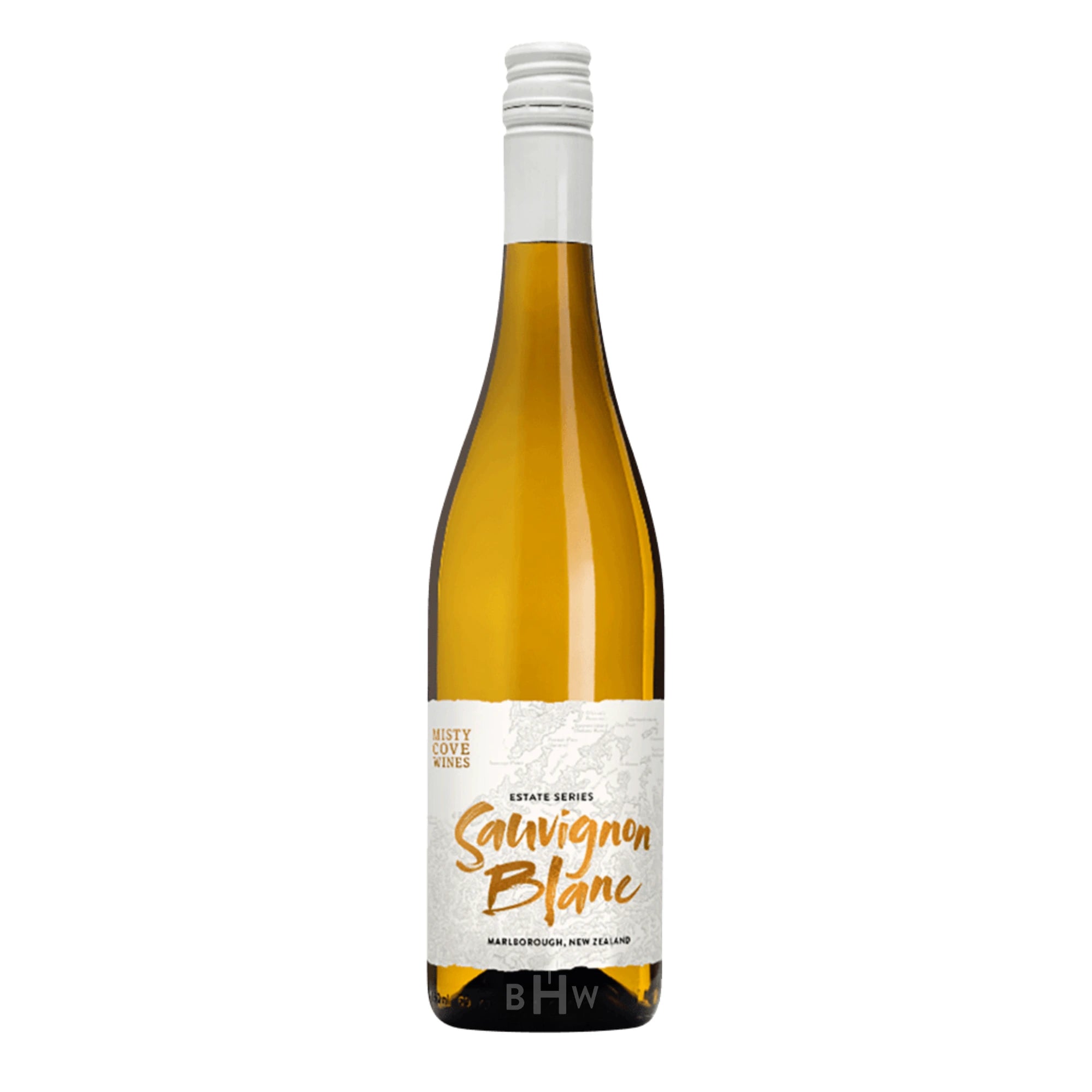 2025 Misty Cove Sauvignon Blanc Marlborough New Zealand wine bottle.